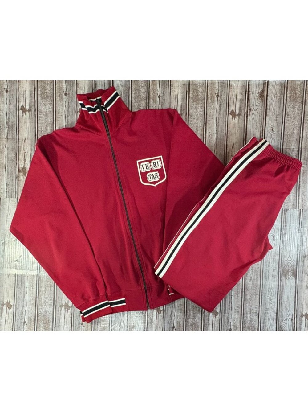 Harvard Russell Athletic tracksuit size L color red deadstock vintage 80's